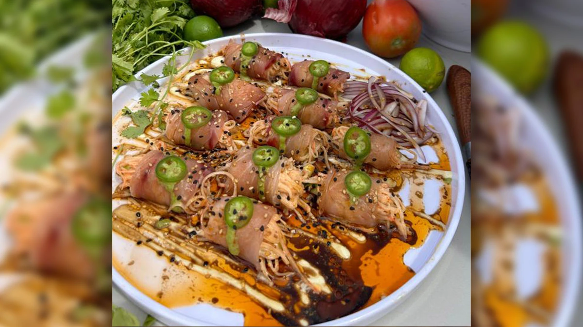 Platillo de curricanes frescos.